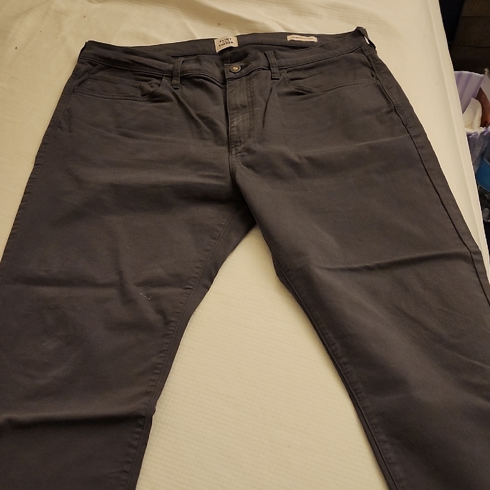 Flint and Tinder Gray Straight Fit Pants